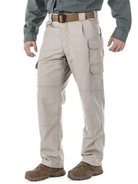 5.11 Tactical Men’s Cargo Pants Tan Khaki 74252 Regular Fit Utility 36x34